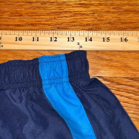 Men’s Nike swim trunks size medium volley shorts quick dry built in briefs blue - Picture 6 of 7